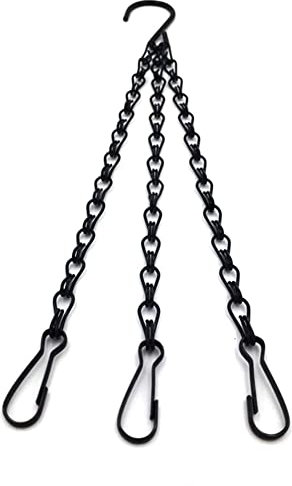 Hanging Chains for Plants Flower Pot Basket Chains Replacement Chain Hangers for Hanging Plants Metal Garden Plant Hangers Replacement Chain-45.5CM