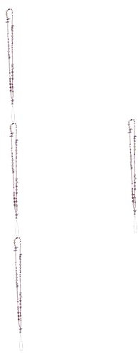 Amosfun 4pcs Beaded Phone Strap Long Phone Chain for Smartphone Hanging Wrist Lanyard Delicate Beads for Daily Use