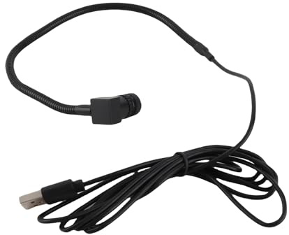 VBESTLIFE Cámara Web Central USB 1080P, Cámara Web USB de Enfoque Automático de 2 MP para PC Portátil, Micrófono Incorporado para Videoconferencias, Grabación, Plug & Play