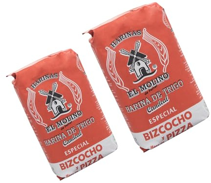 Harina Candeal de Trigo · El Molino Molida a Piedra · Bolsa 2Kg · Pan y Repostería