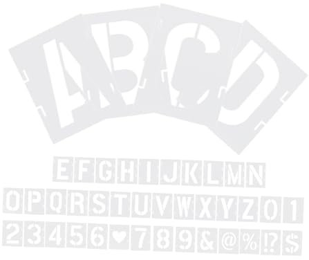 HOODANCOS 42stücke Kunststoff Buchstabenschablonen Schablonen Zum Malen Für Diy Handwerk Und Dekoration Wänden Und Möbeln