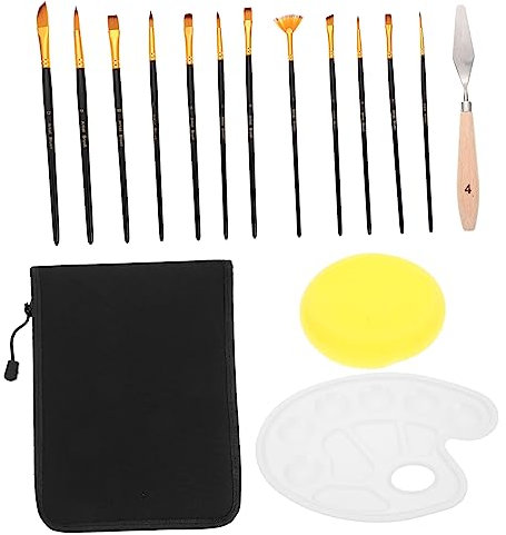 HOODANCOS Pinselset 1 Set Mit Multifunktionalen Aquarellmalutensilien Für Kinder Und Familien Schwarze Pinsel Für Verschiedene Fähigkeitsstufen