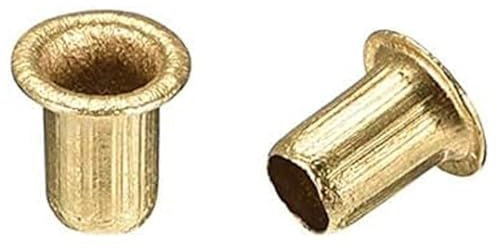 200 rivetti cavi da 4 mm x 6 mm, rivetti cavi in rame, occhielli bifacciali, per circuiti stampati