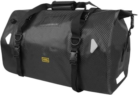 DRYIUBVF Sacoche De Selle Arrière Universelle pour Moto, Grande Capacité, 100 L, Étanche, pour Bagages, Sacoche De Selle, Sac De Rangement Sacoches de Moto