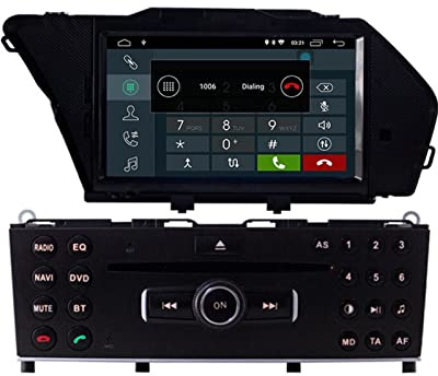 Szwaldaper GPS Navigation 1 Din Bilradio Multimedia Wifi Stereo DSP Android 10.0 Bil DVD-spelare, for Mercedes, for Benz, GLK 2008 2009 2010 Bilmultimediasystem