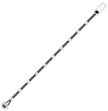 Nato Cuff - Armband Square Dot Paracord und Silber 925 – Herrenschmuck verstellbar
