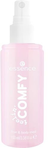 essence bruma para el cuerpo y el cabello feelin' comfy, secado rápido (100ml)