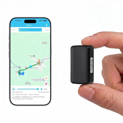 GPS Tracker Auto 4G PRO– 90 Tage Standby, 5-Sekunden Positionsupdate, 4200 mAh Akku, Wasserdicht & Magnetisch (für Auto, Motorrad, Fahrrad) – Kostenlose App