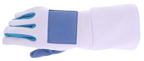 KOMBIUDA Fecht Handschuh Rechte Hand rutschfest Atmungsaktiv mit Polsterung Trainingshandschuh Sportausrüstung Erwachsene XXL