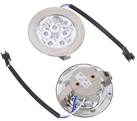 2Pcs LED Light Bulbs For Range Hood Kitchen Appliance Bright Clear Illumination Easy Modern Round Design Smoke