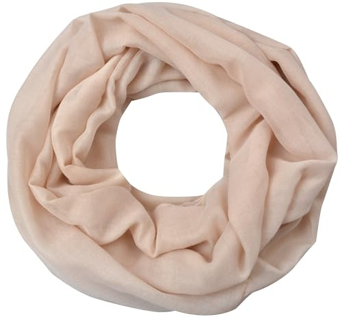 Miobo Damen Crinkle Loop Schal Halstuch – Leicht & Bequem – Viskose 70 x 180 cm - Unifarbe