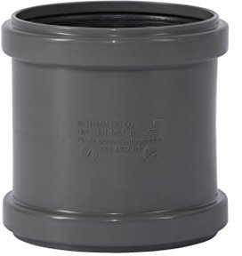 Ostendorf HTsafe Doppelmuffe DN 90 mm HT-Rohr