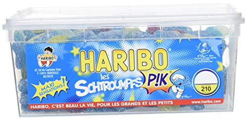 Haribo Bonbon Gélifié les Schtroumpfs Pik x 210 Pièces 1,31 kg