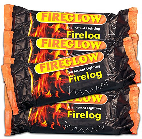 FIREGLOW The Instant Lighting Firelog 700g Burns for up to 90 Minutes (150 x Logs)