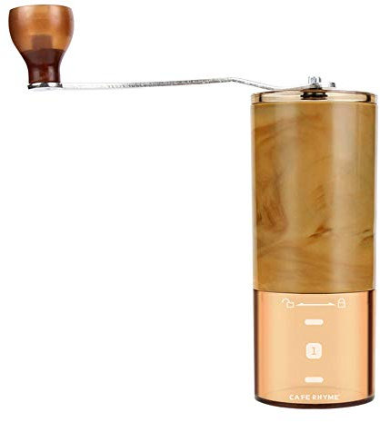 ZKHD Manual Molinillo De Café, Cafe Regulable Portatil Ajuste Molido, Grado Coffe Grinder Moledores Hogar La Oficina, O Los Viajes Moler Granos Semillas Á Máquina Grano Molienda Variable, Fino Grueso