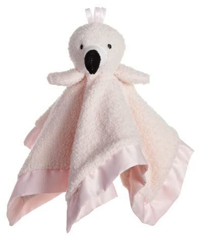 Apricot Lamb Manta de seguridad con diseño de flamencos de animales de peluche, manta de personajes de bebé, de lujo, de felpa para bebé (flamenco, 13 pulgadas)