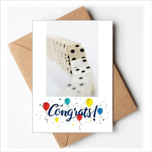 Glücksspiel Pai Gow Donoes Foto Hochzeit Karten Glückwunsch Gruß Umschläge