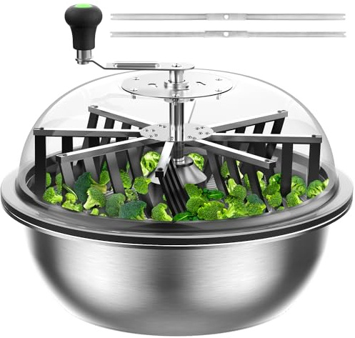 STAYGROW 19 Zoll Bowl Erntemaschine Grow Garten Knospe Manuell Bud Trimmer Schale Hydroponic Blatt Twisted Spin Cut für Pflanzen Knospe und Blume mit Blade | Scharfe Edelstahlklingen, 48,3 cm, für Twist Spin Schneiden von Knospen, Blumen, Blättern, Hydrokulturpflanzen