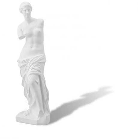MovFlax Venus de Milo Statue, 11 Inches Greek Goddess Aphrodite Resin Sculpture, Beautiful Roman Mythology Art Figurine Ornament for Home or Office Deco