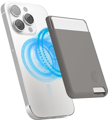 elago Magnetische Kartenhalter für 2 Karten, Kompatibel mit MagSafe, Kompatibel mit iPhone 17/16/15/14/13/12 Serie – Wallet, Sichere Handy Geldbörse, Langlebiges Silikon, Schutz vor Kratzern
