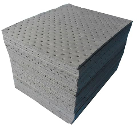 Grå Oljeabsorberande Dynor Rulle Polypropylen Absorberande Mattor För Absorbering Av Oljor Kylvätskor Lösningsmedel Ochvatten(Size:4mm-100 sheet,Color:GRÅ)