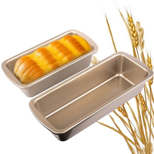 Fizdoqg Brotbackform 2 Stück Toastbrot Backform Kastenform Backform Kastenform Brot Toastform für Brot und Kuchen Kuchen Form zum Brotbacken