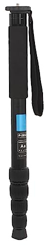 Heavy-Duty Aluminum Alloy Camera Monopod, Lightweight and Portable Extension Pole for Steady Outdoor Photography, with Detachable Rubber Foot Mat and Sponge Sheath