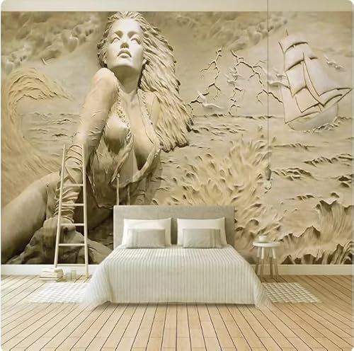 vsdhlsidgl Papier peint mural pour murs 3 D Salon TV Fond Revêtement mural décoratif, 3D, 150x105cm