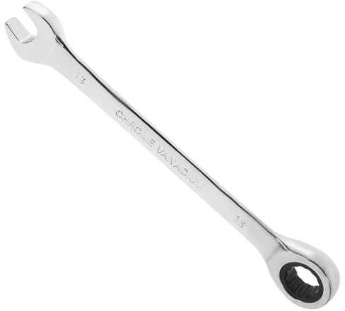 WOONEKY 3pcs 13mm Dual Head Ratchet Wrench Spanner Steel Material Easy Handling for Home Factory Use