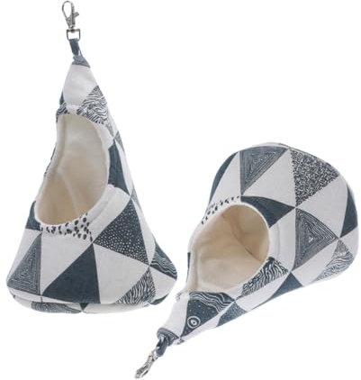 Garneck 2pcs Hanging Clothespin Storage Bag Laundry Organizer Bag for Pegs Outdoor Indoor Use