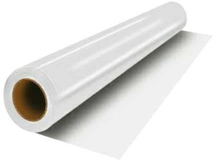 DTF Transfer Film Roll 30cm(W) x 100m(L), Double Sided Matte, Cold and Hot Peel, PreTreat PET Transfer Paper for Printer Direct Print on Dark and Light T Shirts Textile(0.08mm in Thickness)