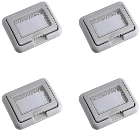 IXTRIMA 4pz Placca con coperchio e Supporto da esterno Ip55 3 posti (idrobox) compatibile con Bticino matix, supporto stagno 3P COLORE Grigio set 4 pezzi