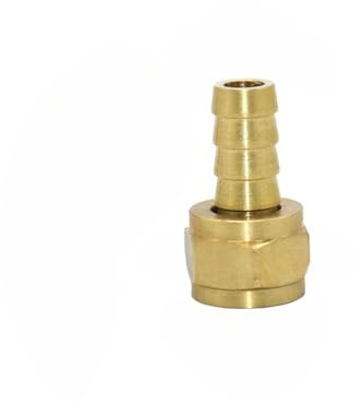 Conector de manguera de latón de 1/8, 1/4, 3/8 con rosca hembra a 5/6/7/8/9/10 mm, rosca giratoria, acoplador de cobre, 1/4 x 9 mm