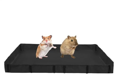 Frettchenkäfig-Auskleidung, weiche Tierkäfig-Matte, Mehrzweck, auslaufsicheres Design, 141 x 69 x 11 cm, 118 x 58 x 11 cm, für Kaninchen, Hamster und mehr, Kleintiere