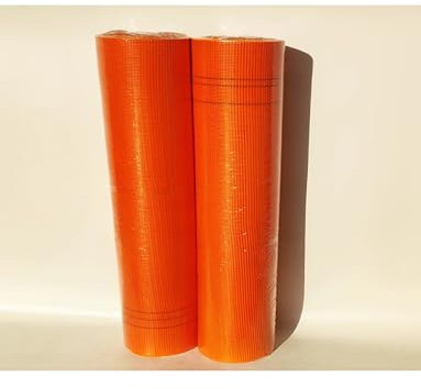 Maille en fibre de verre, rouleau de maille en fibre de verre, feuille de matériau en fibre de verre for le plâtrage, le rendu et le carrelage(0.4x100x5000cmx140g)