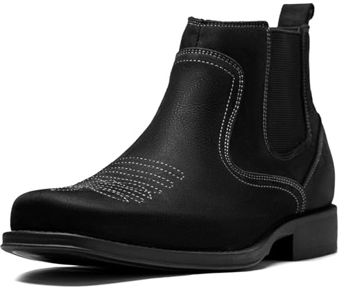 Western Chelsea Square Toe Herren Cowboystiefel für jedes Wetter für höchsten Komfort und Haltbarkeit