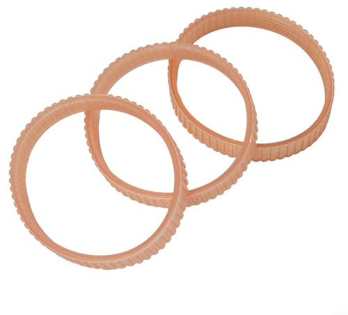 Kit di ricambio per pialla elettrica NF90, tre cinghie di trasmissione per una lunghezza standard di 255 mm