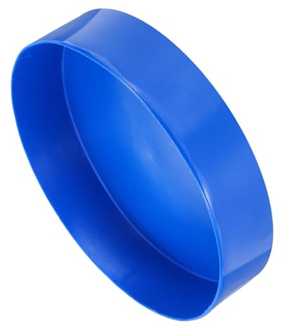 sourcing map 300mm(11 13/16) Rubber End Caps Round Vinyl Plug Blue, 80mm H | Insert Plastic End Caps for Tubing, Fence, Pipe Post, Furniture, Railing