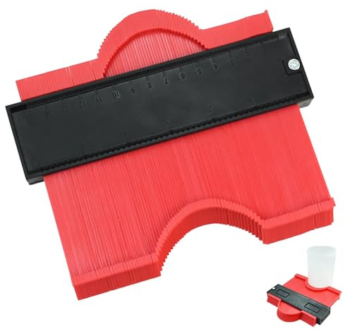 Konturenlehre – Profillehre Werkzeug für präzise Messung von Form, Holzbearbeitung, Markierung, Duplikator, Fliesen, Laminat, Bodenwerkzeuge, Geschenkidee für Ihn, Weihnachten, Geburtstag, 15,2 cm
