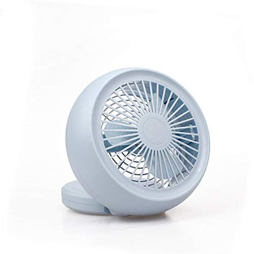 ChaRLes Ventilador De Mesa Usb Portátil Personal Mini Escritorio Ventilador Pc/Portátil Fresco - Azul