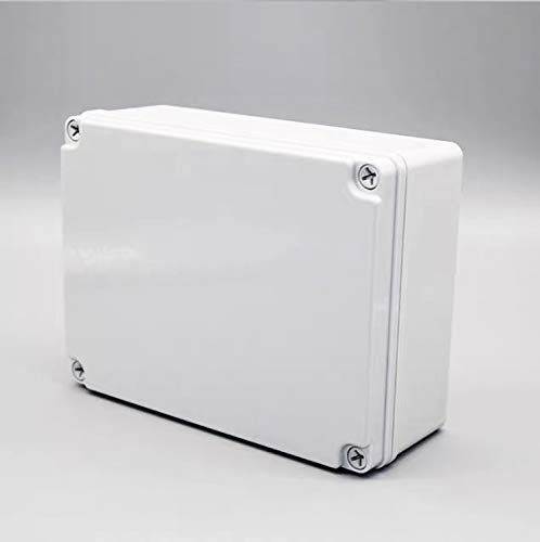 Powertool Abzweigdose, wasserdicht, IP67, ABS, elektrische Projektbox, DIY-Gehäuse, Instrumentenkoffer für elektronische Projekte im Innen- und Außenbereich (250 x 150 x 100 mm)