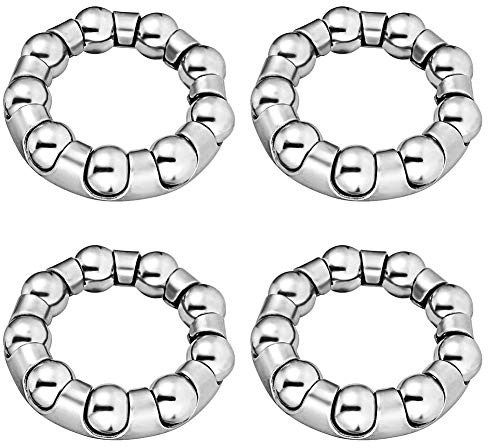 Lanturn Bike Ball Crank Bearing 14 inch x 9 Balls,4 Pcs Ball Bearings for Bike Crank Bottom Bracket, KidsStretch Bicycle, 14 inches *9 Ball