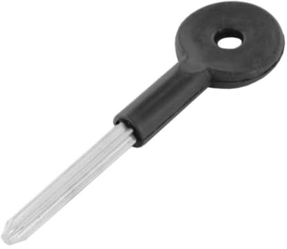 Black Fob Security Bolt Star Key for Dead Bolt Rack Door Locks Universal