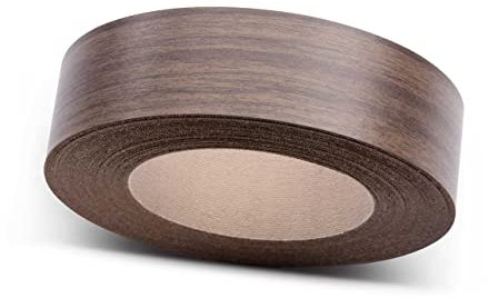 ben+camilla.com Kantenumleimer Nussbaum 20 mm x 5 m zum Aufbügeln für Möbelbauplatten und Regalbretter