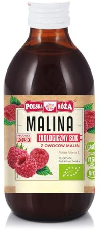 Zumo de frambuesa Polska Roza Bio, 250 ml