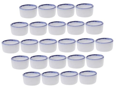 minkissy Stück Becken Springspinne Keramik Reptilien Wassernapf Winzige Glastiere Reptilien Futternapf Spinnengehege Haustier Spinnennapf Spinnen Trinkbehälter Keramik Mini Kleines Glas