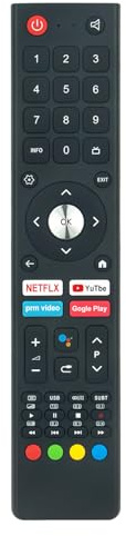 Telecomando vocale Compatibile con TEKLIO Smart LED TV TK32HSA11 TK40HSA11 | TKO43QA11 TKO24GTV TKO32GTV