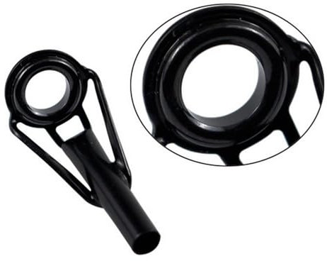 HKYBCF Angelrutenführer 40 Teile/los Angelrute Guide Spitze Reparatur Kit Set DIY Auge Ringe Edelstahl Rahmen Keramik Linie Guide Ring Angeln.