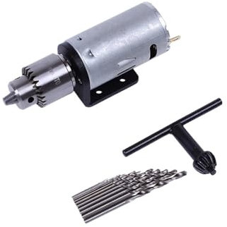 Trapano a Colonna, Mini DC 5-12V Motore elettrico Trapano a mano Set di perforazione con punte elicoidali JTO Mandrini Supporto for staffa for PCB in legno