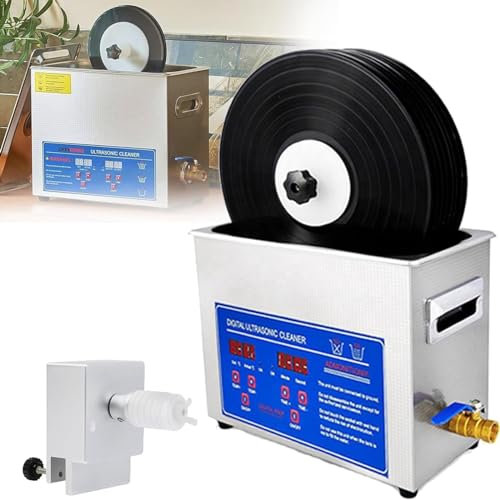 Pulitore ad ultrasuoni da 6,5 ​​litri, pulitore ad ultrasuoni, con timer digitale e riscaldatore, temperatura regolabile/acciaio inossidabile 304